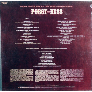 Highlights From George Gershwin's "Porgy And Bess"