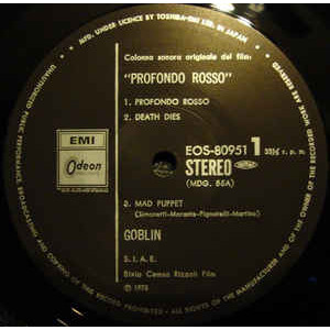 Profondo Rosso (Colonna Sonora Originale Del Film)