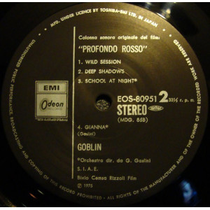 Profondo Rosso (Colonna Sonora Originale Del Film)