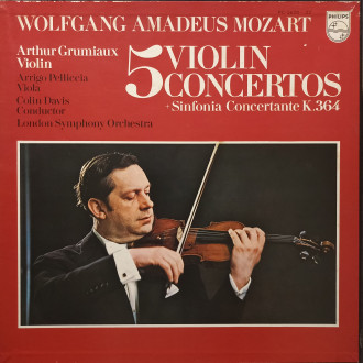 5 Violin Concertos And Sinfonia Concertante K.364