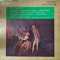 Concerto For Flute, Harp & Orchestra / Concerto For Clarinet & Orchestra