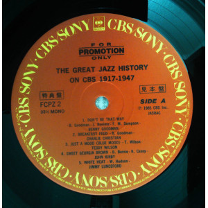 The Great Jazz History On CBS 1917-1947